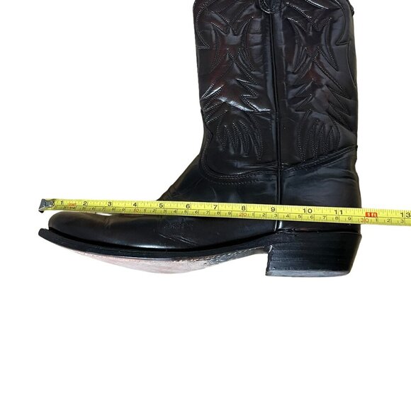 Cowboy Western Leather Boots Genuine Goodyear Welt, Canada, Women's 10.5 E - Picture 14 of 16